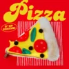 Plush Pizza Zip Pouch