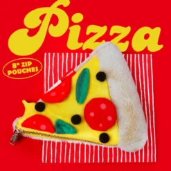 Plush Pizza Zip Pouch