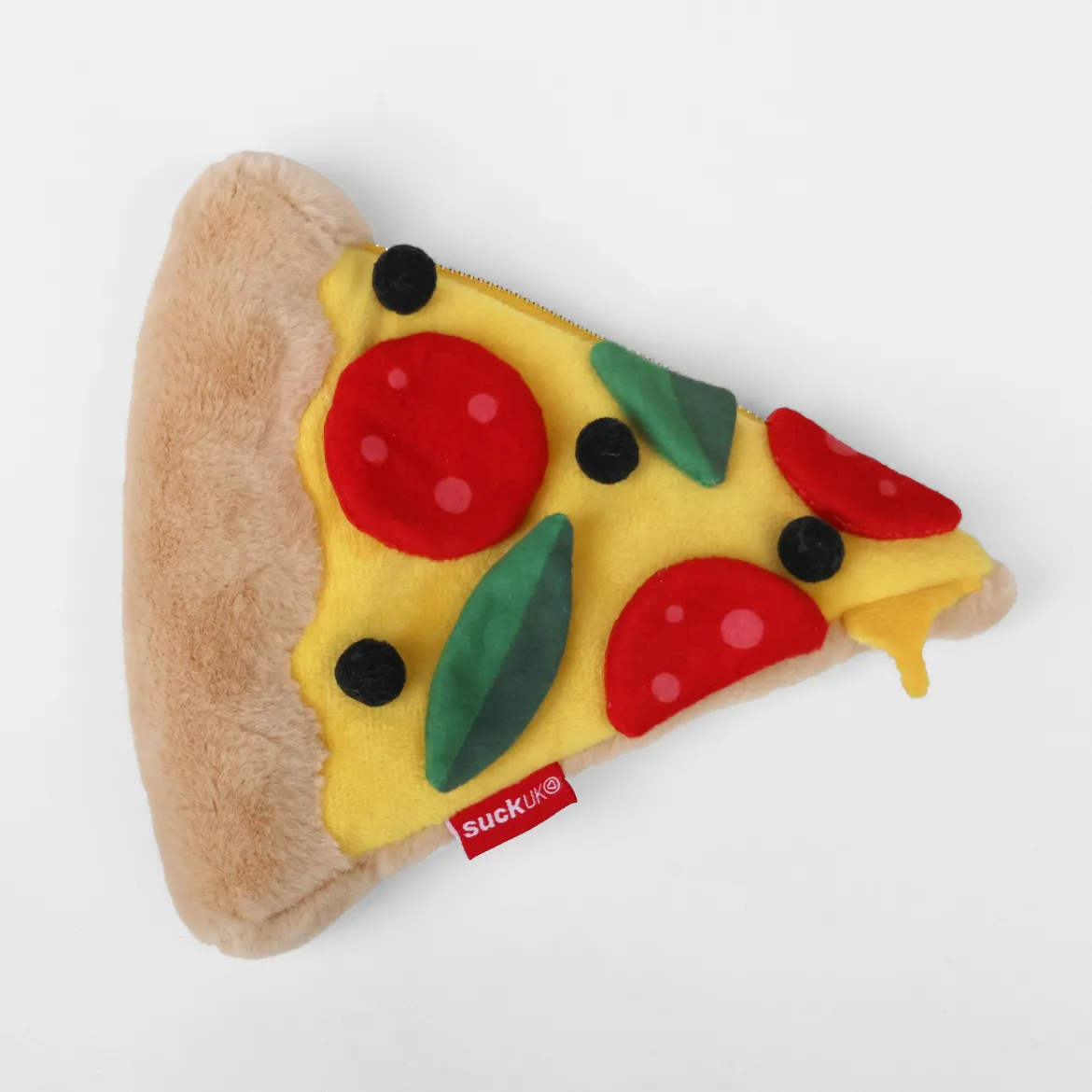 Plush Pizza Zip Pouch