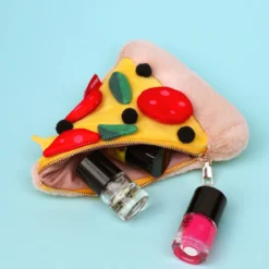 Plush Pizza Zip Pouch