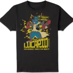 Pokemon Mega Lucario T-Shirt - Black