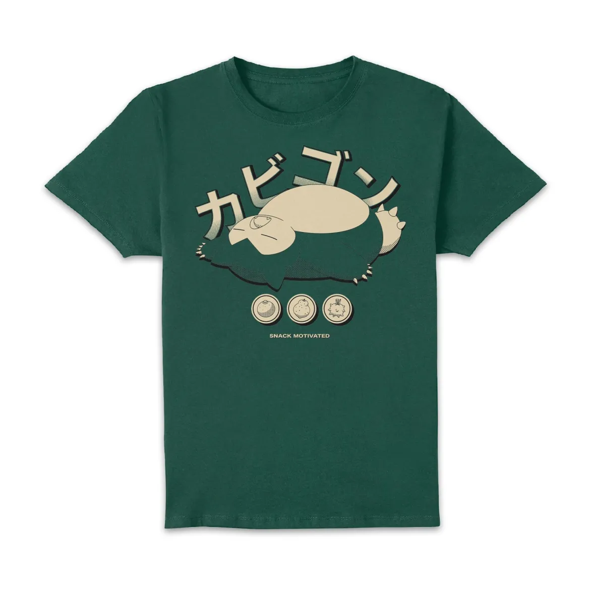 Pokemon Snorlax Relaxation T-Shirt - Green