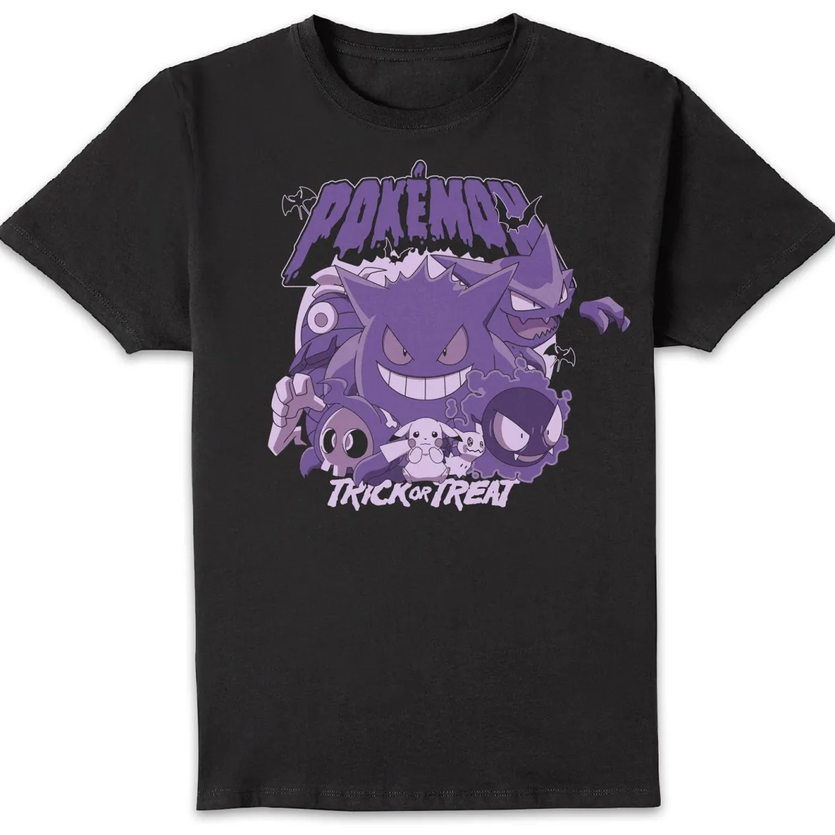 Pokemon Trick Or Treat T-Shirt - Black
