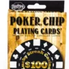 Poker Chip Circular Playing Cards
