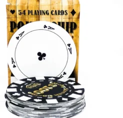 Poker Chip Circular Playing Cards