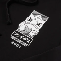 Pokémon Bulbasaur Manga Hoodie - Black
