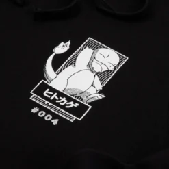 Pokémon Charmander Manga Hoodie - Black