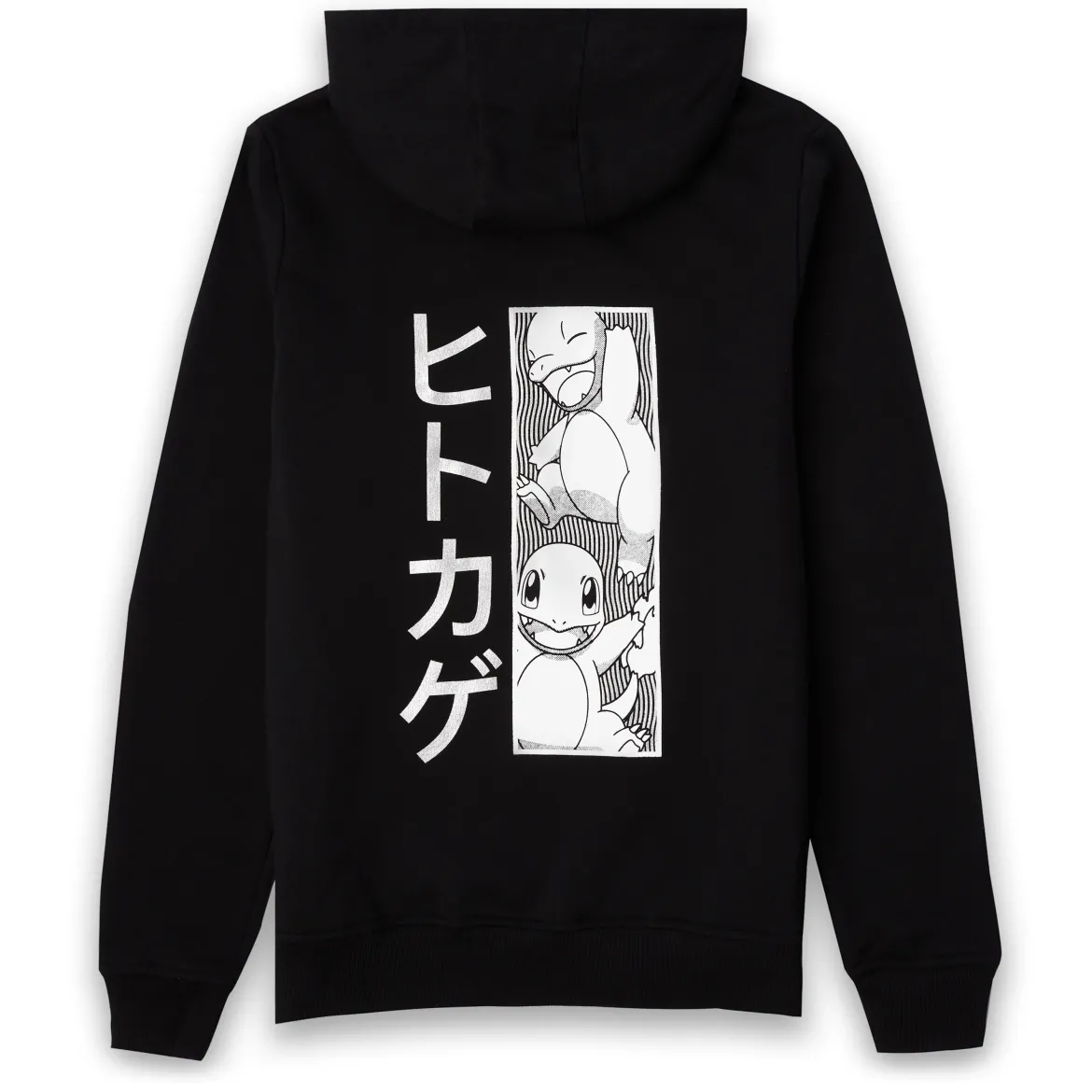 Pokémon Charmander Manga Hoodie - Black