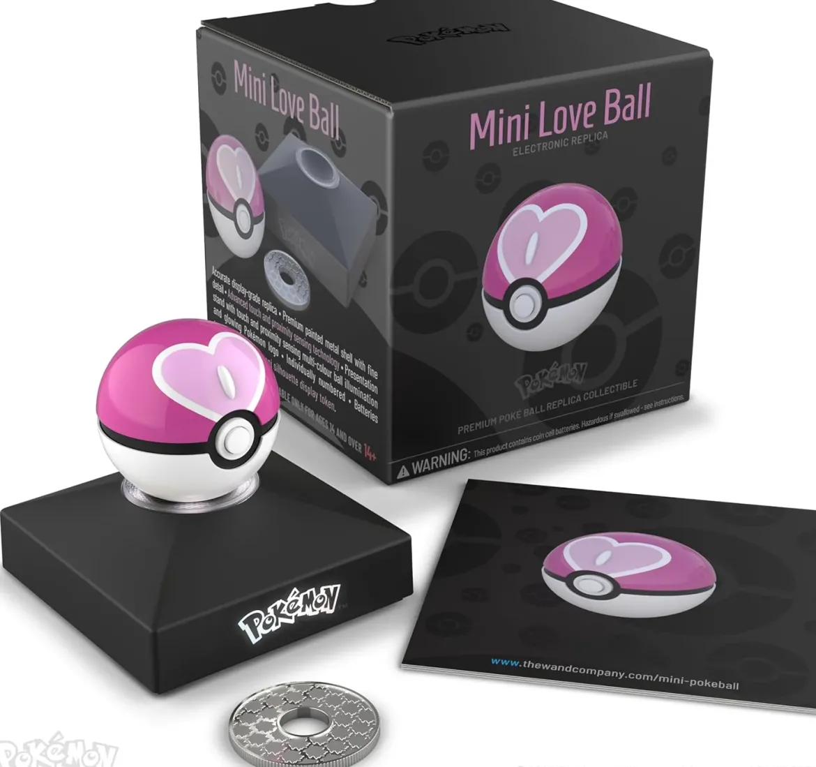 Pokémon Die-cast Replica Mini Love Ball