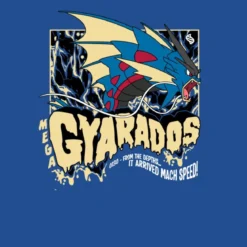 Pokémon Mega Gyarados T-Shirt - Blue
