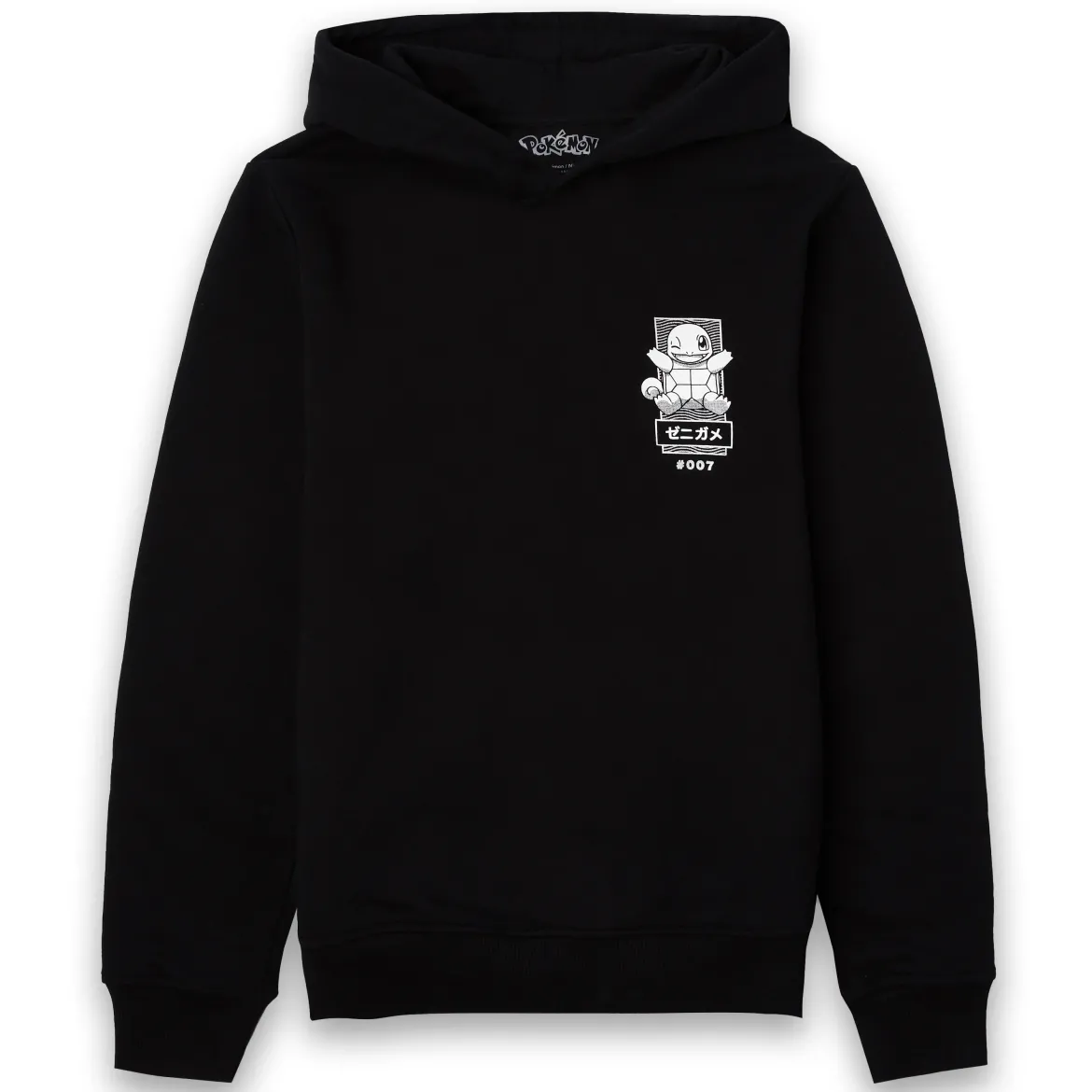 Pokémon Squirtle Manga Hoodie - Black