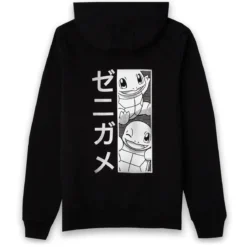 Pokémon Squirtle Manga Hoodie - Black
