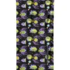 Rick and Morty Brain Head And Spiders Beach Towel