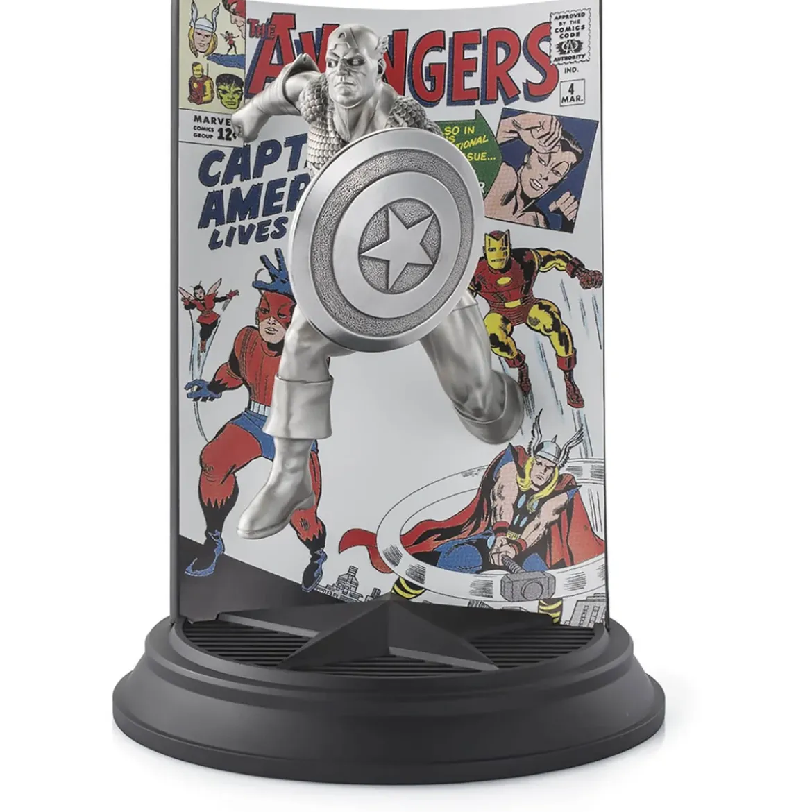 Royal Selangor Limited Edition Marvel Captain America The Avengers #4 Pewter Statue