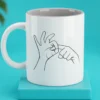 Rude Hand Gesture Mug