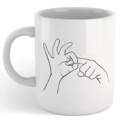 Rude Hand Gesture Mug