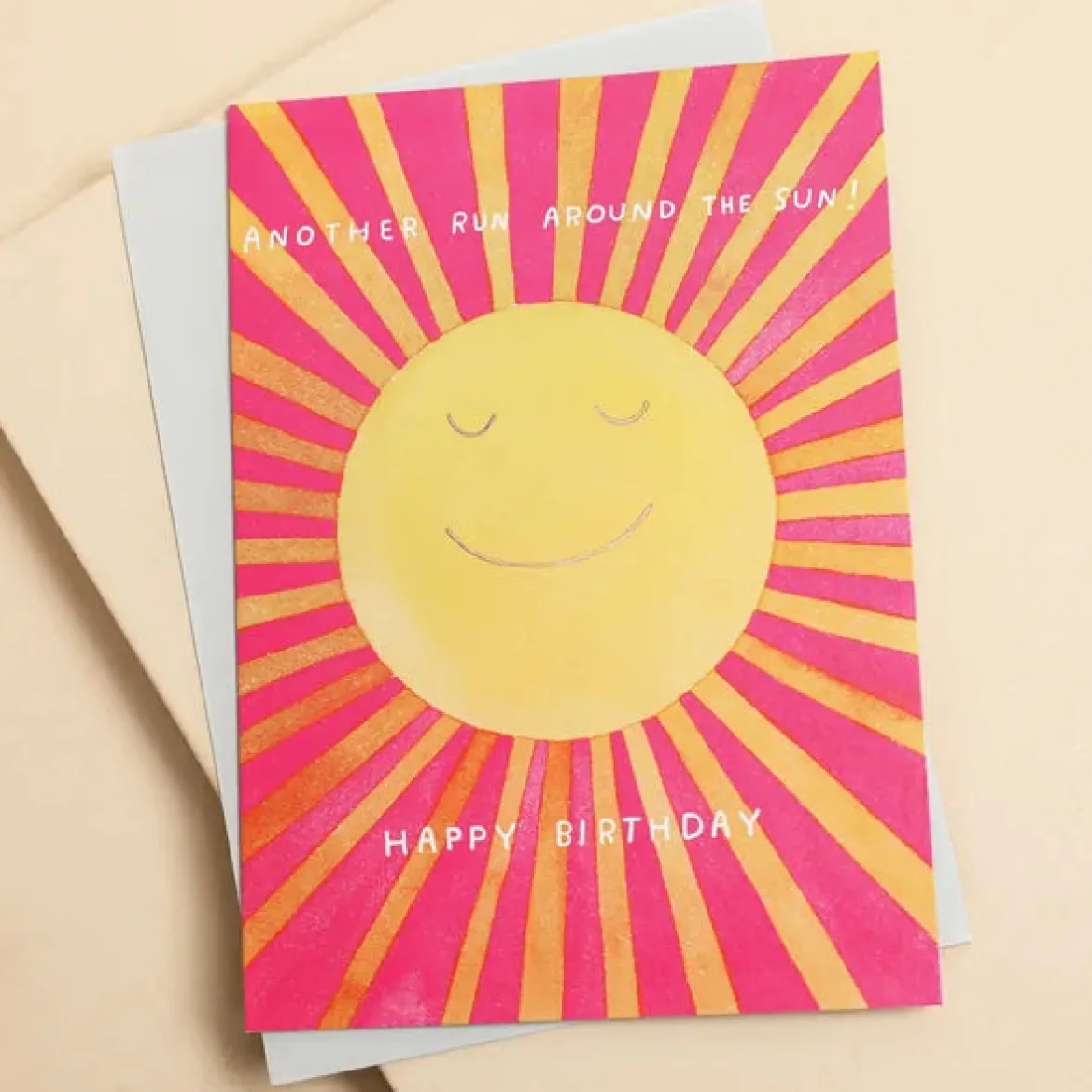Run Around The Sun Birthday Card
