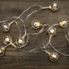 Silver Globe Lights