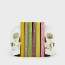 Skull Bookends