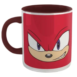 Sonic The Hedgehog Knuckles Face Mug
