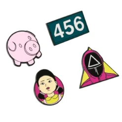 Squid Game 4 Pin Set