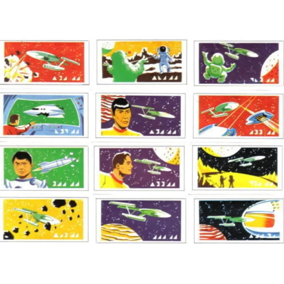Star Trek Original Series Vintage Primrose Stamp Sets 1971