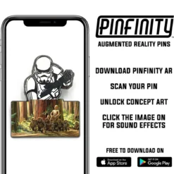 Star Wars Augmented Reality Pin Badge Collectable - Return Of The Jedi