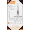 Star Wars Episode VII Glass Poster - X-Wing Fighter (50 x 25cm)
