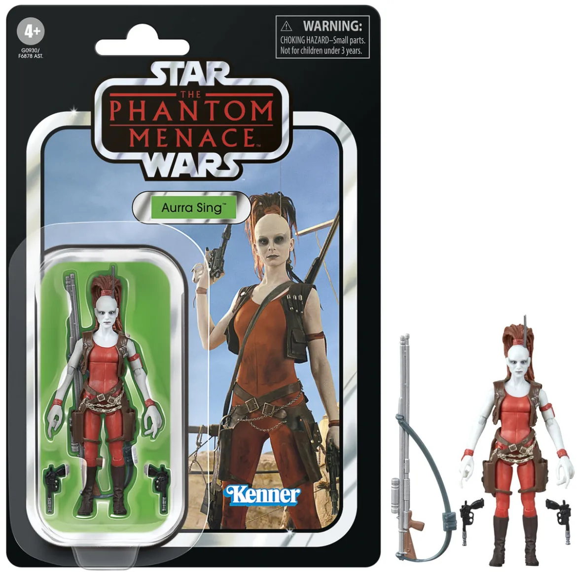 Star Wars The Vintage Collection Aurra Sing, Star Wars: The Phantom Menace 3.75 Inch Action Figure