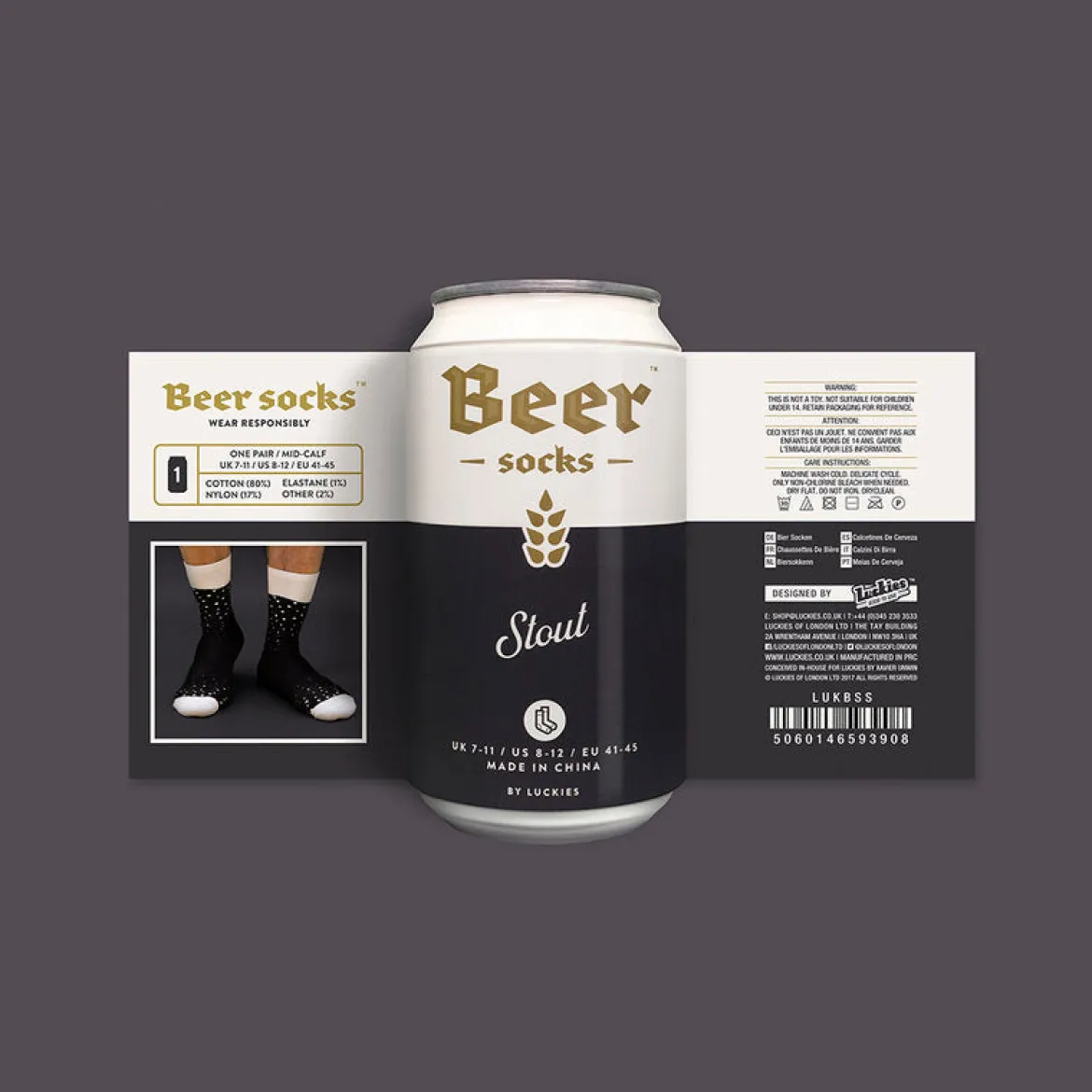 Stout Beer Socks