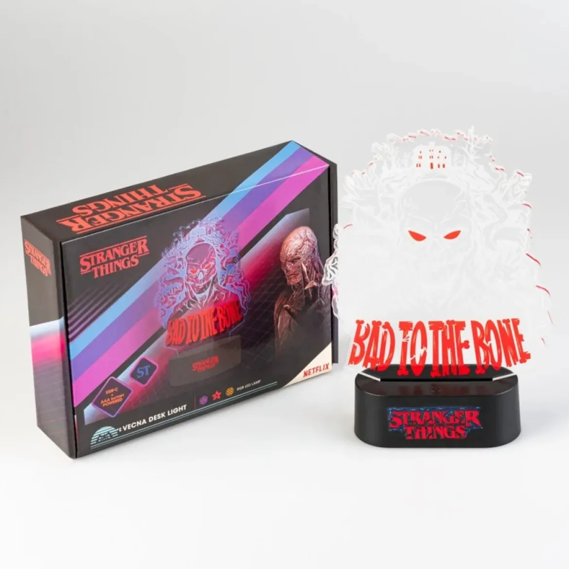 Stranger Things Bad To The Bone LED Table Lamp
