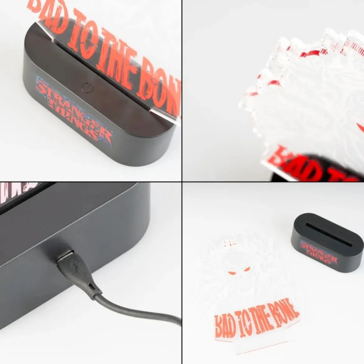 Stranger Things Bad To The Bone LED Table Lamp