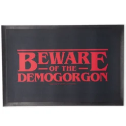 Stranger Things Beware The Demogorgon Entrance Mat