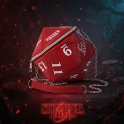 Stranger Things Faux Leather Handbag D&D Dice