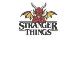 Stranger Things Hellfire Devil T-Shirt - White