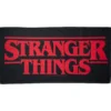 Stranger Things Logo Beach Towel