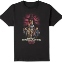 Stranger Things One Last Stranger Adventure T-Shirt - Black