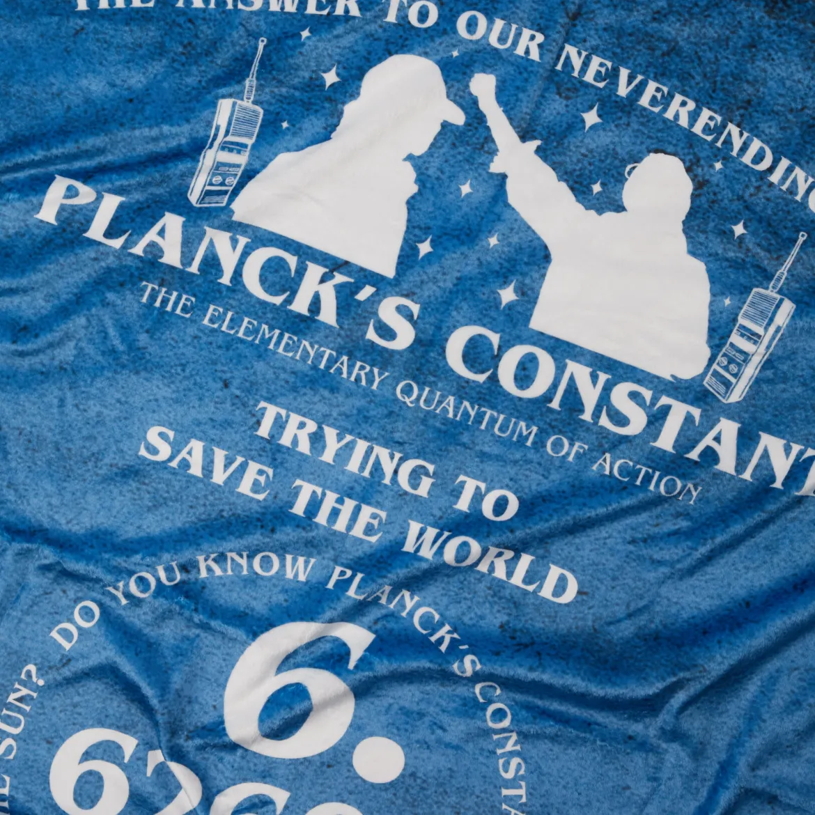 Stranger Things Planck's Constant Fleece Blanket