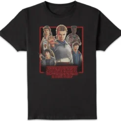Stranger Things Poster T-Shirt - Black