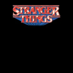 Stranger Things Retro Logo T-Shirt - Black