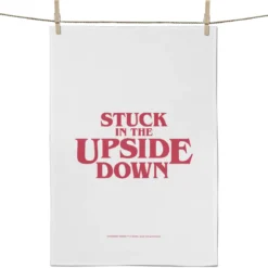 Stranger Things Stuck In The Upside Down Tea Towel