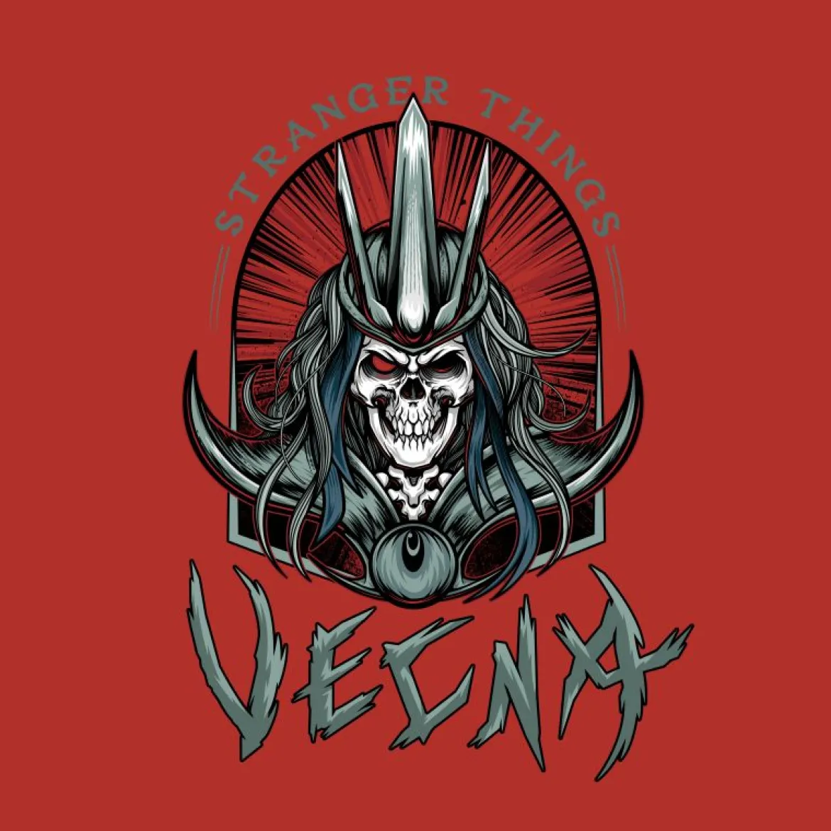 Stranger Things Vecna T-Shirt - Red