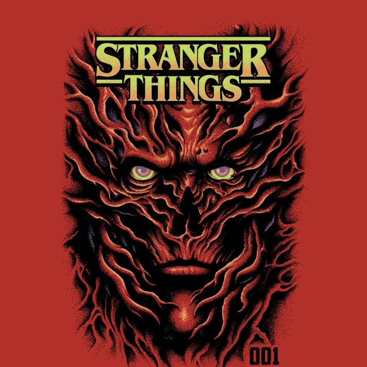 Stranger Things Vecna T-Shirt - Red