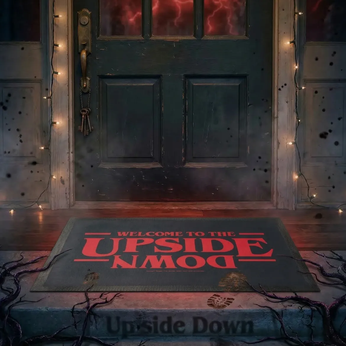 Stranger Things Welcome To The Upside Down Entrance Mat