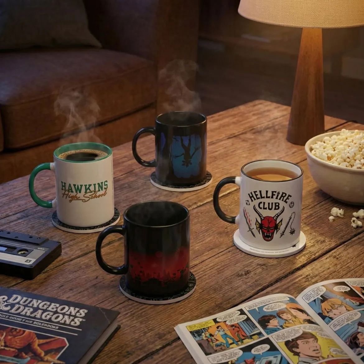 Stranger Things 4x Mugs & Coasters Bundle