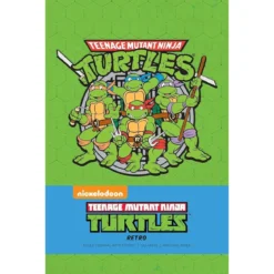 Teenage Mutant Ninja Turtles Retro Hardcover Ruled Journal