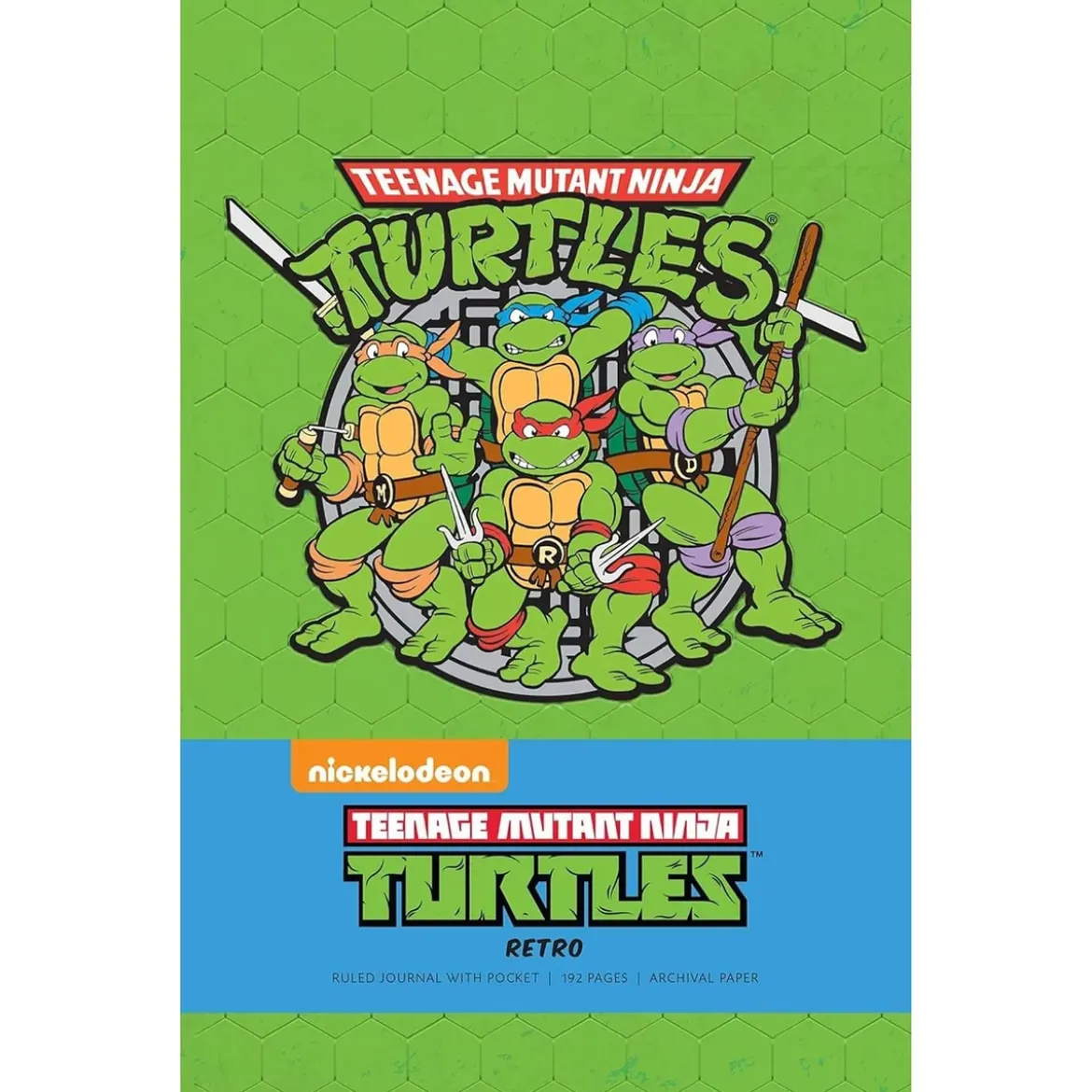 Teenage Mutant Ninja Turtles Retro Hardcover Ruled Journal