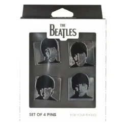 The Beatles Set Of 4 Pins