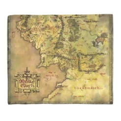 The Lord of the RIngs Middle Earth Fleece Blanket