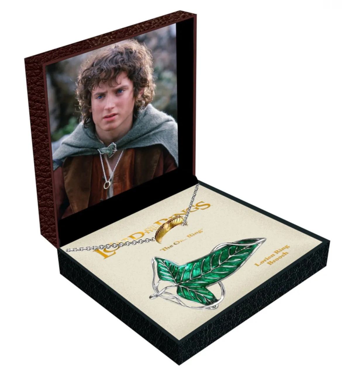 The Lord Of The Rings The One Ring In A Chain & Frodo's Brooch Set